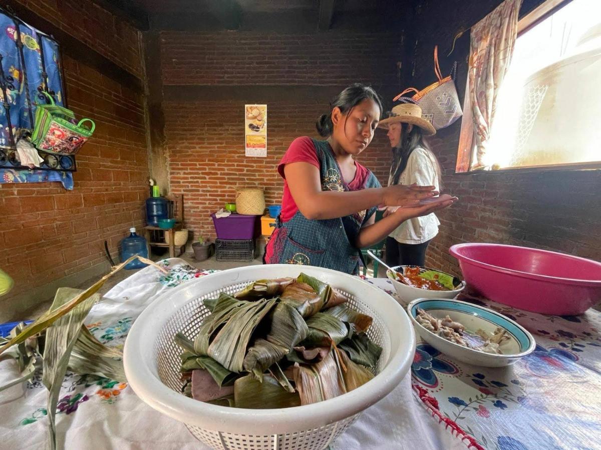 Lizu Tu Casa En Un Pueblo Zapoteca Bed & Breakfast Teotitlan del Valle ภายนอก รูปภาพ